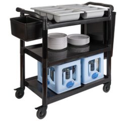 Caisson pour chariot de service, 42 litres, noir