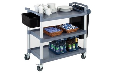 Caisson pour chariot de service READY, 13 litres, noir