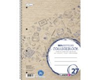 Cahier à spirale Recycling, A4, ligné, 160 pages