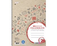 Cahier à spirale Recycling, A4, quadrillé, 160 pages