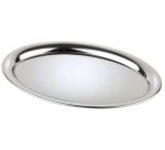 Plateau de service KAFFEEHAUS, ovale, acier inoxydable
