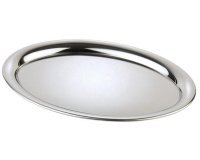 <table><tr><td>Ovales Tablett, Kaffeehaus, Edelstahl</td></tr></table>