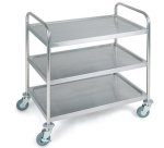 Chariot de service et de transport STEADY, 3 plateaux