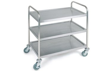 Chariot de service et de transport STEADY, 3 plateaux