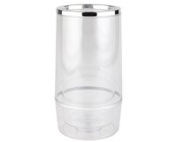 Rafraîchisseur de bouteille, polystyrène, transparent