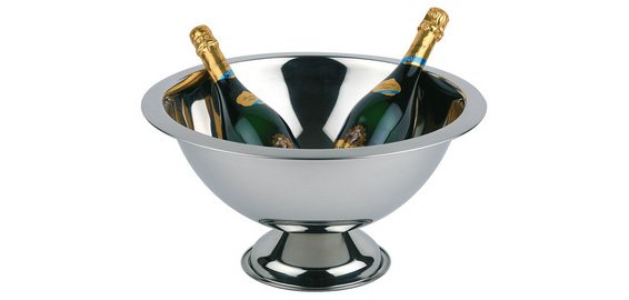 Rafraîcheur de bouteilles de Champagne, acier inoxydable