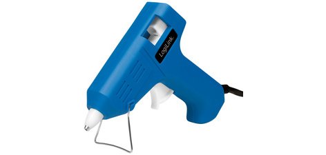 Mini pistolet à colle, 10 wattts, bleu