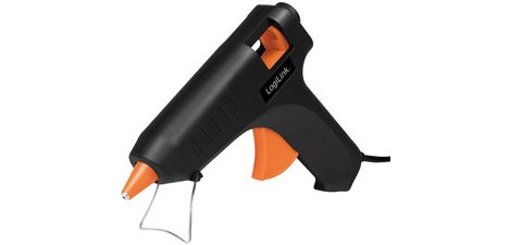 Klebepistole, 20 Watt, schwarz/orange