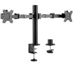 Bras support double, longueur du bras: 380 mm, noir