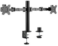 Bras support pour 2 écrans 17-32', noir