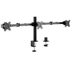 Bras support pour 3 écrans, longueur du bras 380 mm