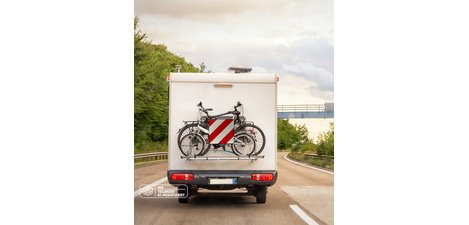 Panneau de signalisation 2en1, 500 x 500 mm, blanc/rouge