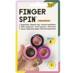 Anneaux magnétiques Finger Spin PINK EDITION