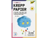 Rouleau de papier crêpon BASIC, 500 mm x 2 m, assorti