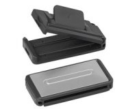 Arrêt pour ceinture de sécurité, en plastique, noir