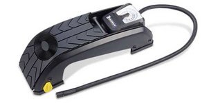 Pompe à pied monocylindre, noir