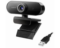Webcam Pro Full HD USB avec micro, noir