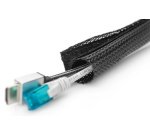 Gaine de câbles flexible à fermeture auto-agrippante