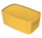 Bac de rangement My Box Cosy, long, jaune