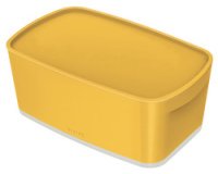 Bac de rangement My Box Cosy, long, jaune