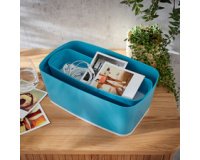 Bac de rangement My Box Cosy, long, jaune