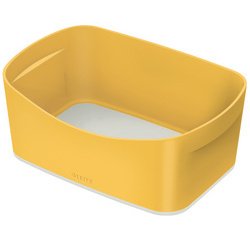 Bac de rangement My Box Cosy, A5, jaune/gris clair