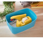 Bac de rangement My Box Cosy, A5, jaune/gris clair