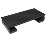 Réhausseur d'écran, largeur réglable, noir