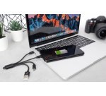 Câble de charge 3-en-1, USB A-Lightning + Micro USB