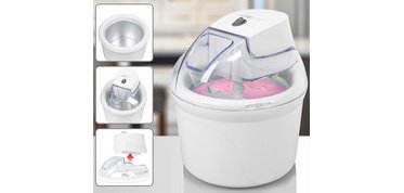 Sorbetière ICM 3764, 1,5 litre, blanc