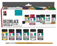 Peinture acrylique Decorlack, set de démarrage 6x15ml