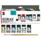 Peinture acrylique Decorlack, set de démarrage 6x15ml