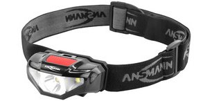 Lampe frontale LED, HD70B, 65 lumens, IP44, noir