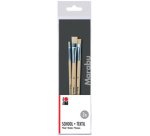 Set de pinceaux School + Textil, 3 pièces