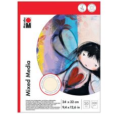 Zeichenblock 'Mixed Media', 240 x 320 mm, 300 g/m2