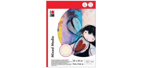 Bloc à dessin 'Mixed Media', 240 x 320 mm, 300 g/m2