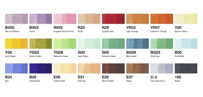 Marqueur ciao, set de 24