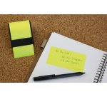 Rouleau rechargeable de notes adhésives, jaune