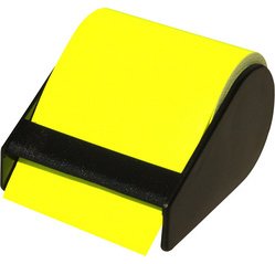 Rouleau rechargeable de notes adhésives, jaune