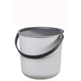 Plast team Seau de rangement AKITA, 53 litres, gris nuage