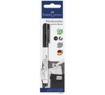 FABER-CASTELL Marqueur pour tissu, noir, sur carte blister