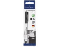 FABER-CASTELL Marqueur pour tissu, noir, sur carte blister