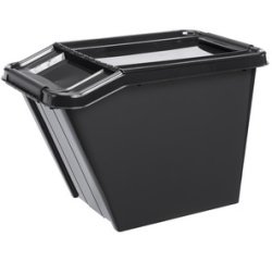 Plast Team Opbergbox PROBOX SLANTED, 58 liter, transparant