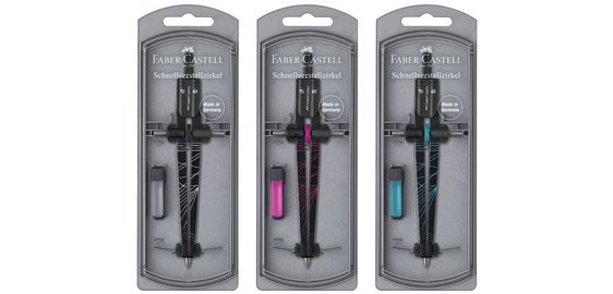 FABER-CASTELL Schnellverstellzirkel TWISTER 2022
