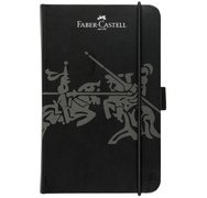 Notitieboek FABER-CASTELL A6 geruit zwart
