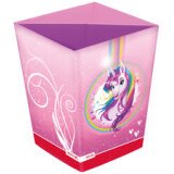 Corbeille à papier 'Licorne', en carton, 10 litres