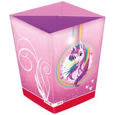 Corbeille à papier 'Licorne', en carton, 10 litres