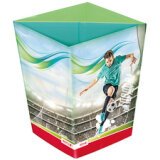 Corbeille à papier 'Footballeur', en carton, 10 litres