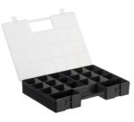 Plast team Boîte d'assortiment LUXOR HOBBY BOX, noir