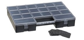 Plast team LUXOR HOBBY BOX assortment box, black